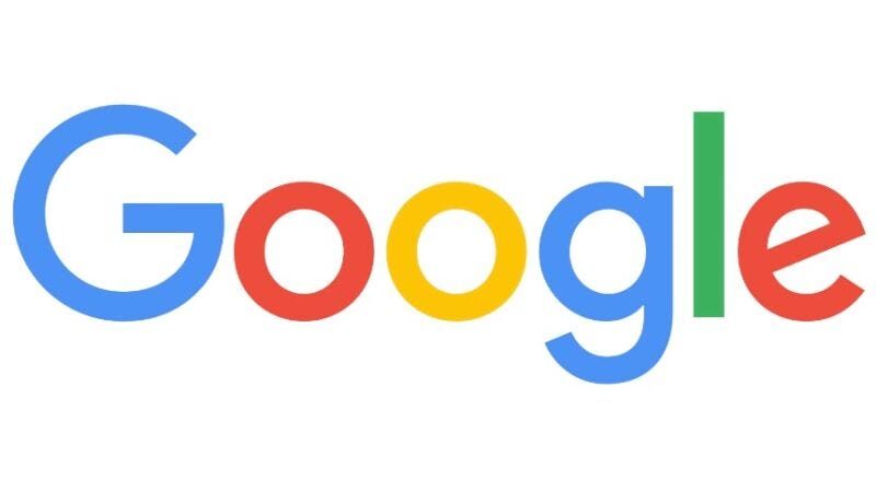 The Google logo, an example of a text logo