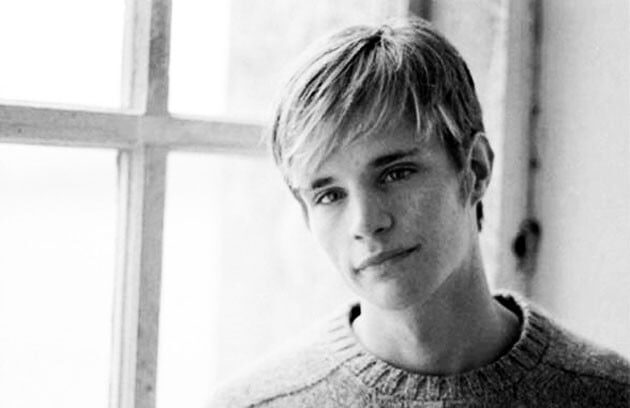 Black and white portrait of Matthew Shepard